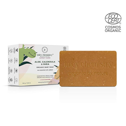 Juicy Chemistry Aloe Calendula & Shea Organic Baby Soap - Grab2buy