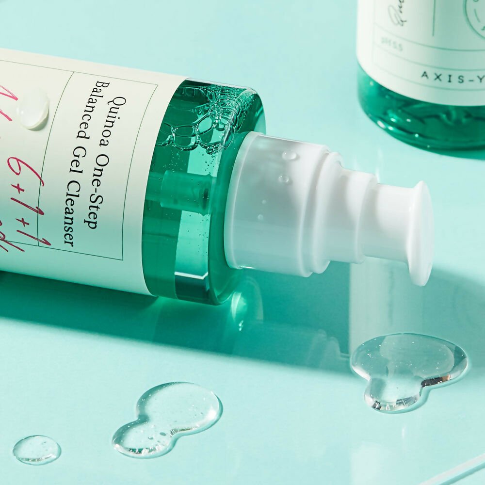 AXIS-Y Quinoa One Step Balanced Gel Cleanser, Gentle & pH Balancing Facial Cleanser, For Sensitive Skin  Grab2Buy AXIS-Y Grab2Buy