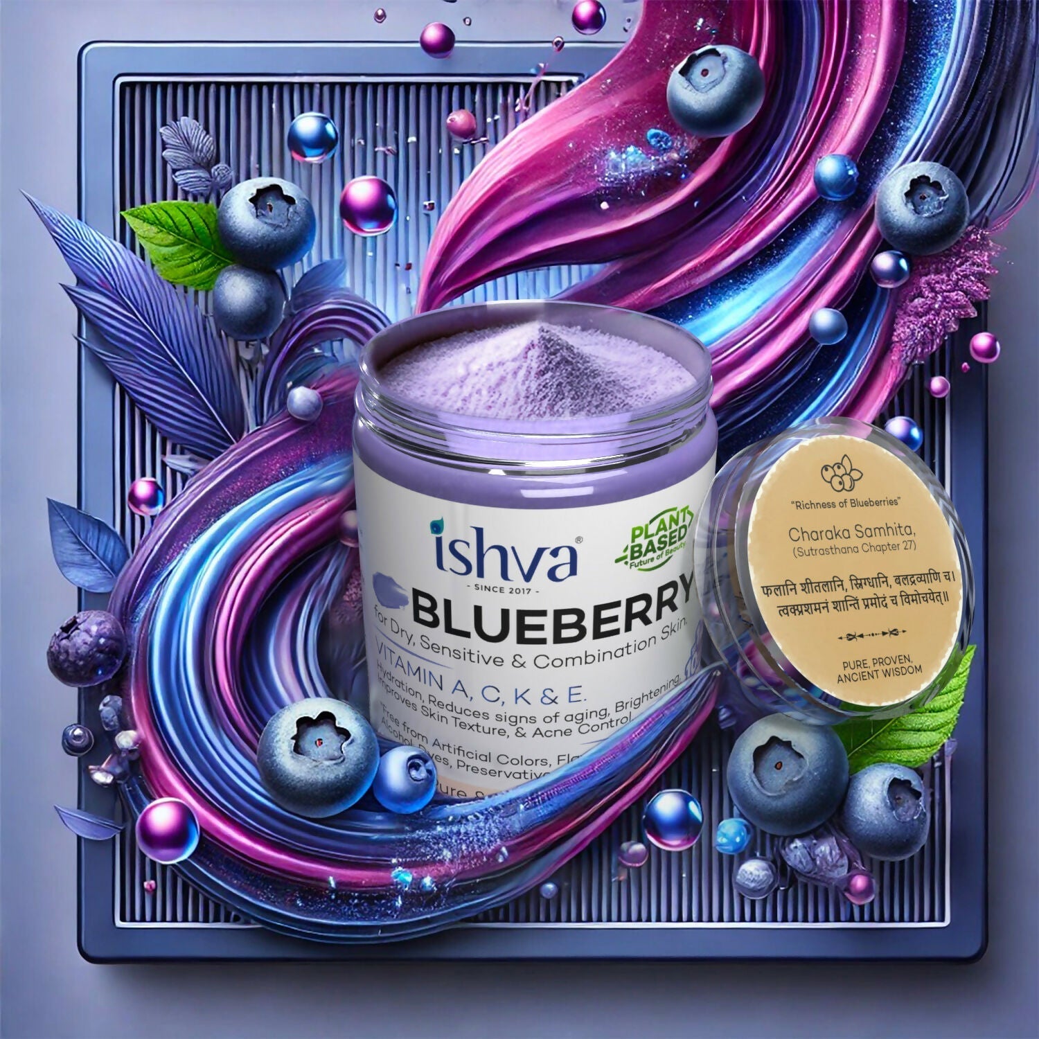 Ishva Blueberry Powder For Skin 