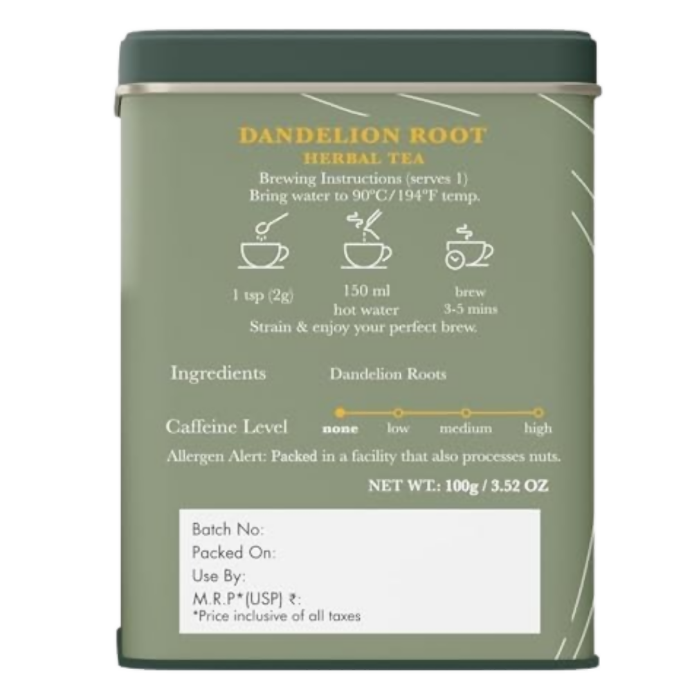 Luxmi Estates Pure Dandelion Root – Natural Herbal Infusion