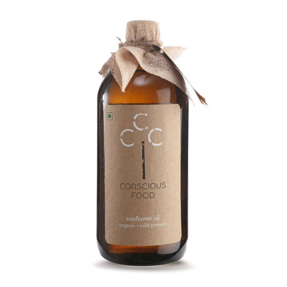 Conscious Food Organic Sunflower Cold Pressed Oil 