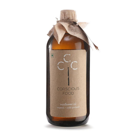 Conscious Food Organic Sunflower Cold Pressed Oil 