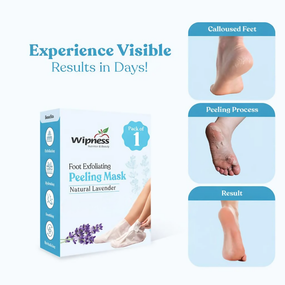 Wipness Natural Foot Peeling & Exfoliating Foot Mask  Grab2Buy Wipness Grab2Buy