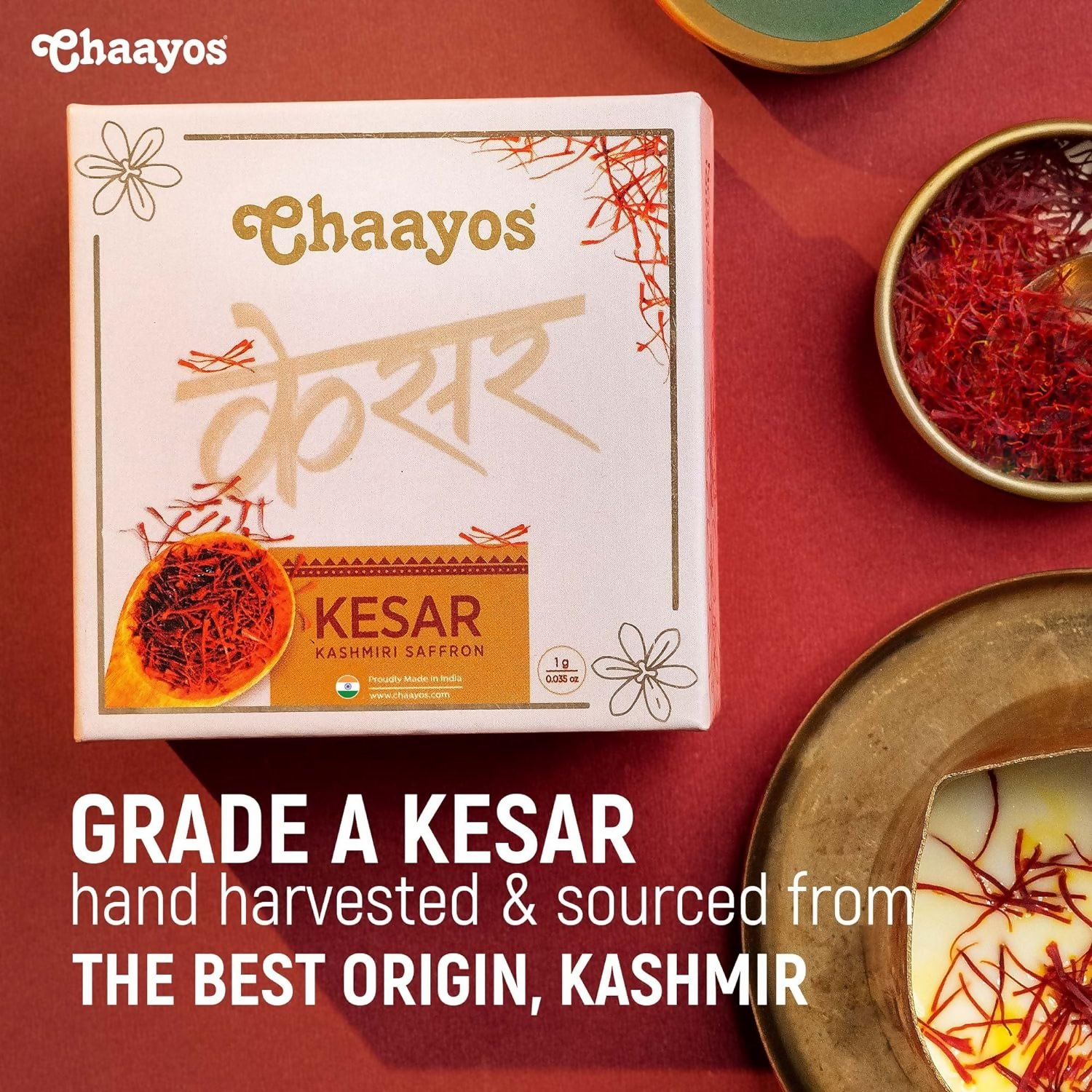 Chaayos Kesar Kashmiri Saffron - Grab2buy