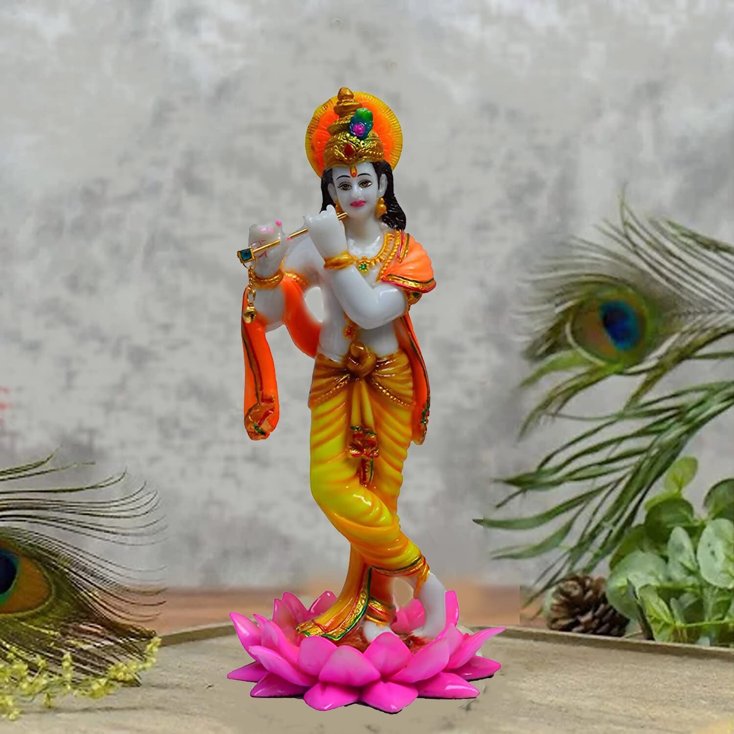SN Handicrafts Standing Krishna Statue Idol - Grab2buy