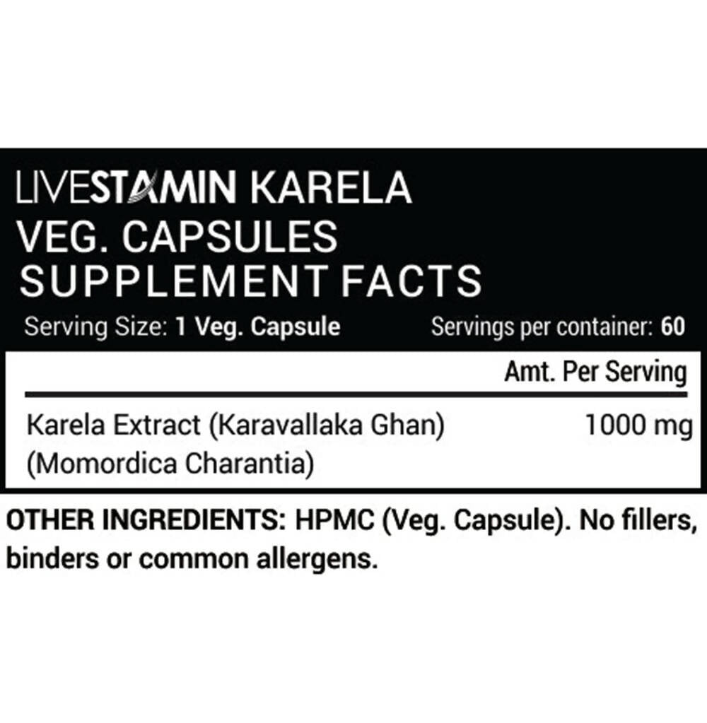 Livestamin Karela Capsules - Grab2buy
