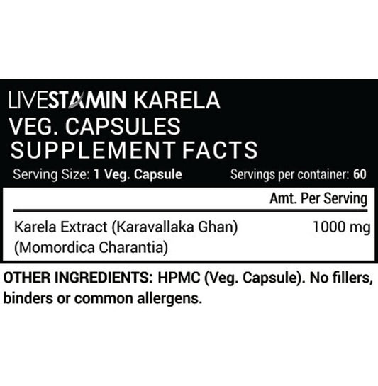 Livestamin Karela Capsules - Grab2buy
