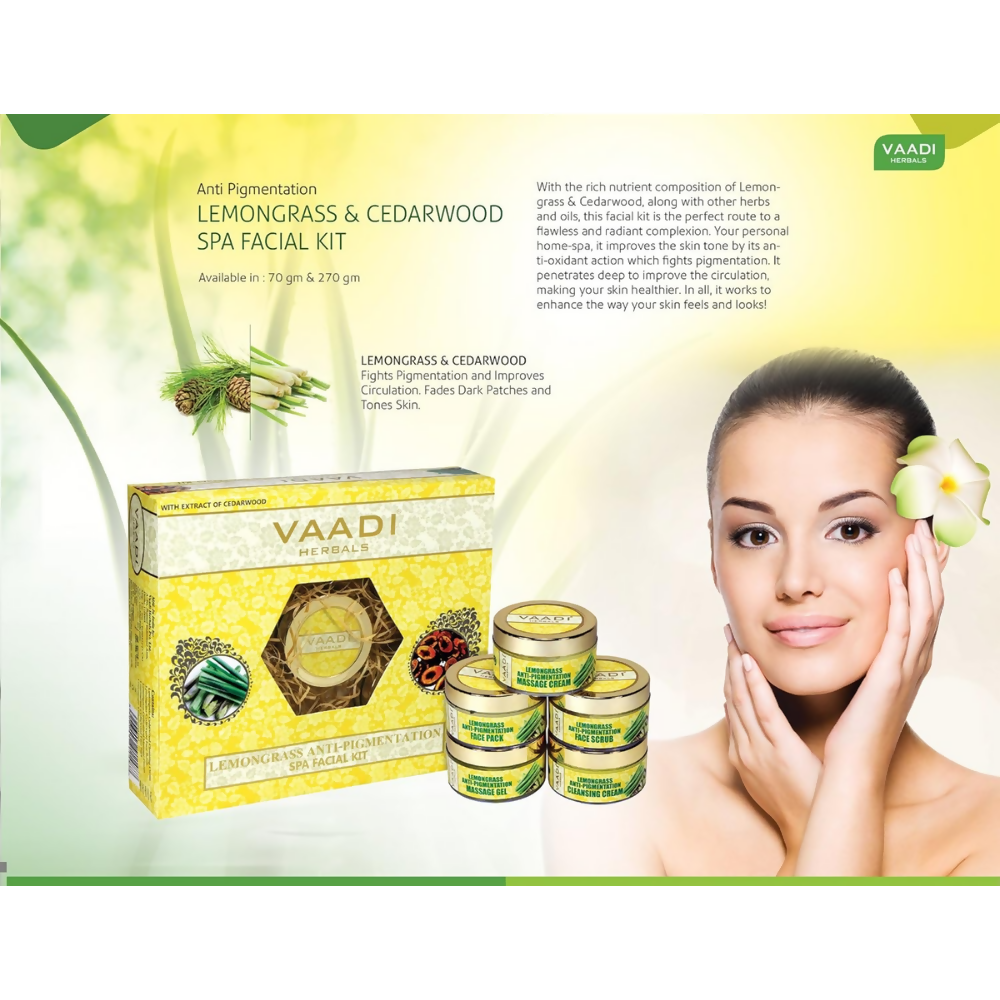 Vaadi Herbals Lemongrass Anti Pigmentation Spa Facial Kit  Grab2Buy Vaadi Herbals Grab2Buy