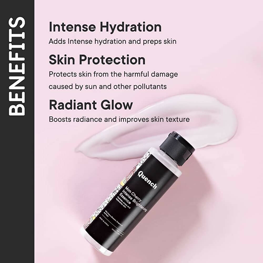 Quench Botanics Mon Cherry Intense Brightening Face Essence - Korean Skincare 