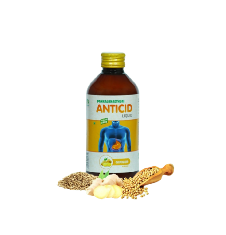 Pankajakasthuri Anticid Liquid Ginger 
