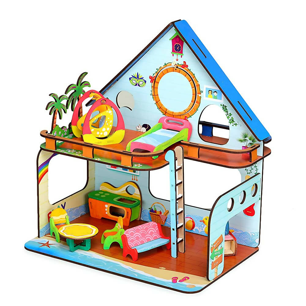 Webby Beach Villa The Weekend Escape All Side Play Doll House  Grab2Buy Webby Grab2Buy