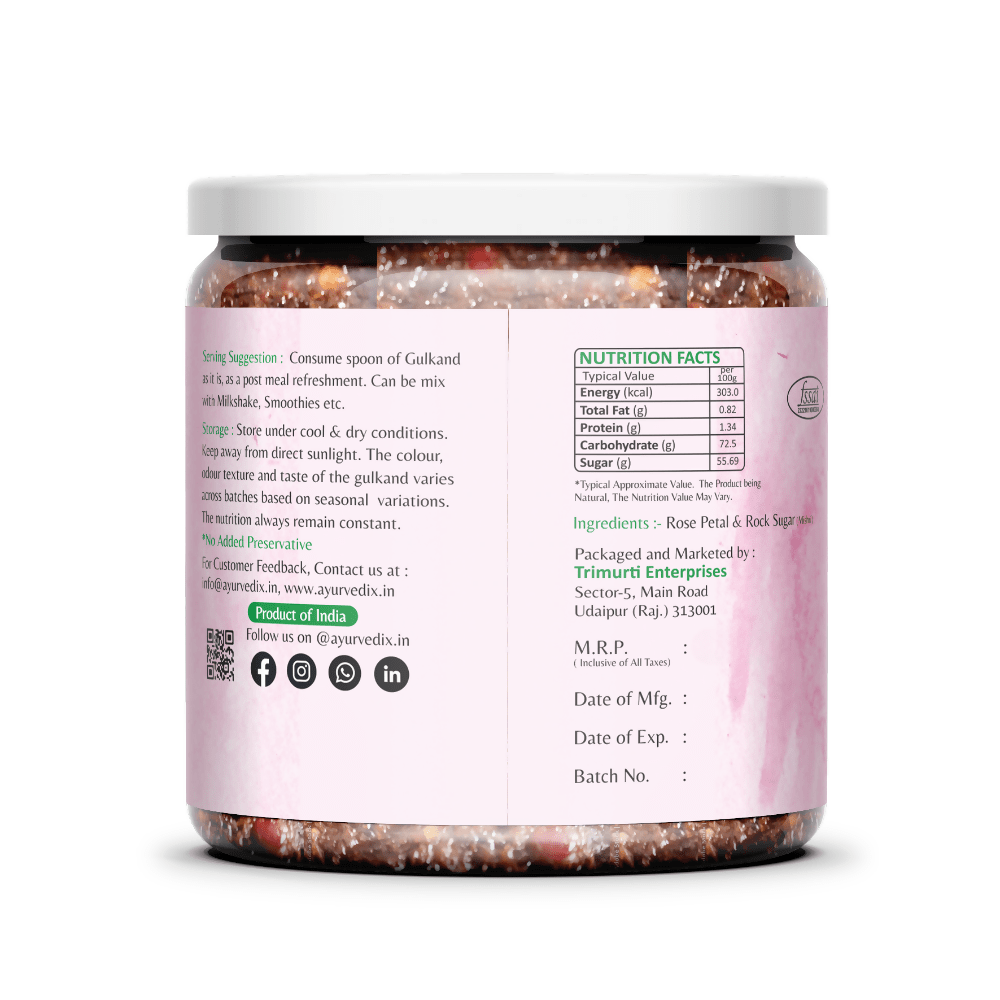 Ayurvedix Premium Gulkand (Rose Petal Jam) 