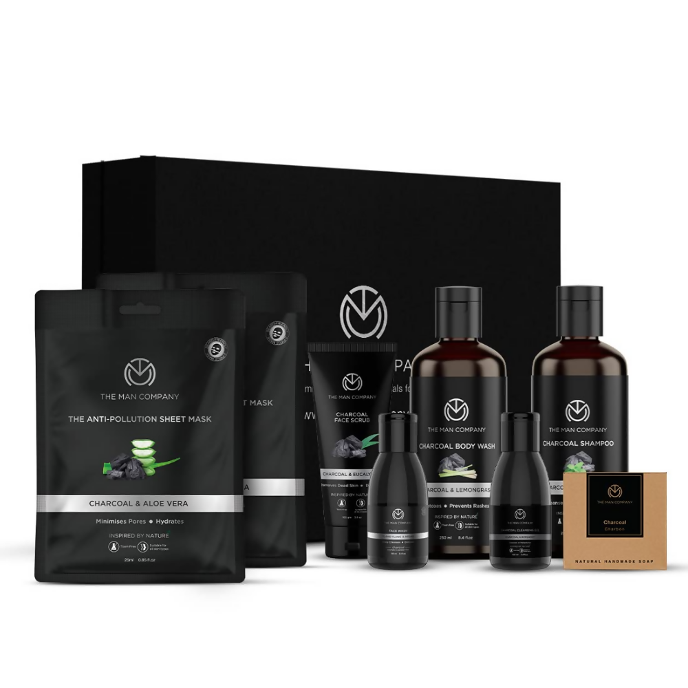 The Man Company Ultimate Charcoal Detan Kit  Grab2Buy The Man Company Grab2Buy