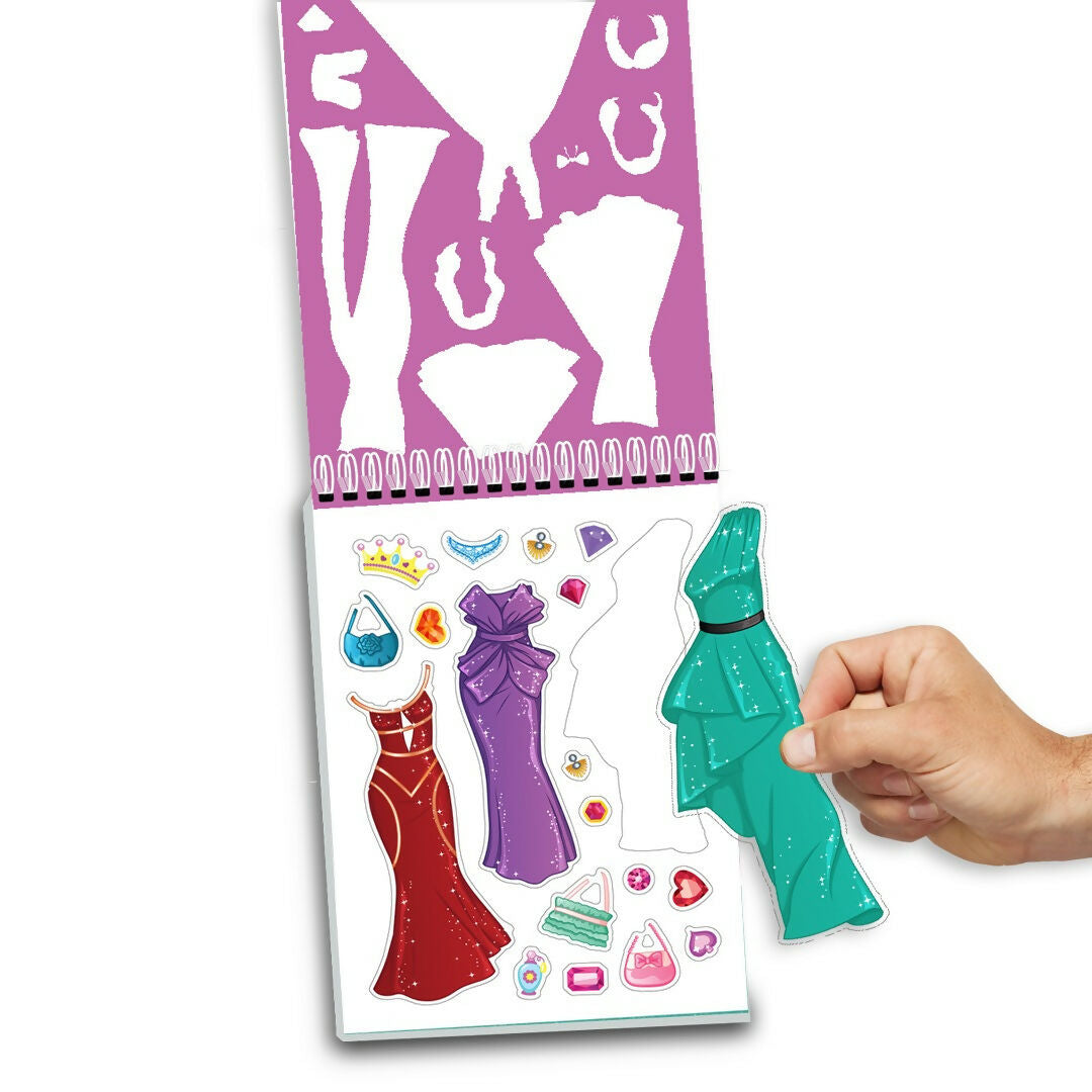 Dreamland Publications Style Studio Fashion Sketch Activity Book 2 for Girls Age 4-8 years