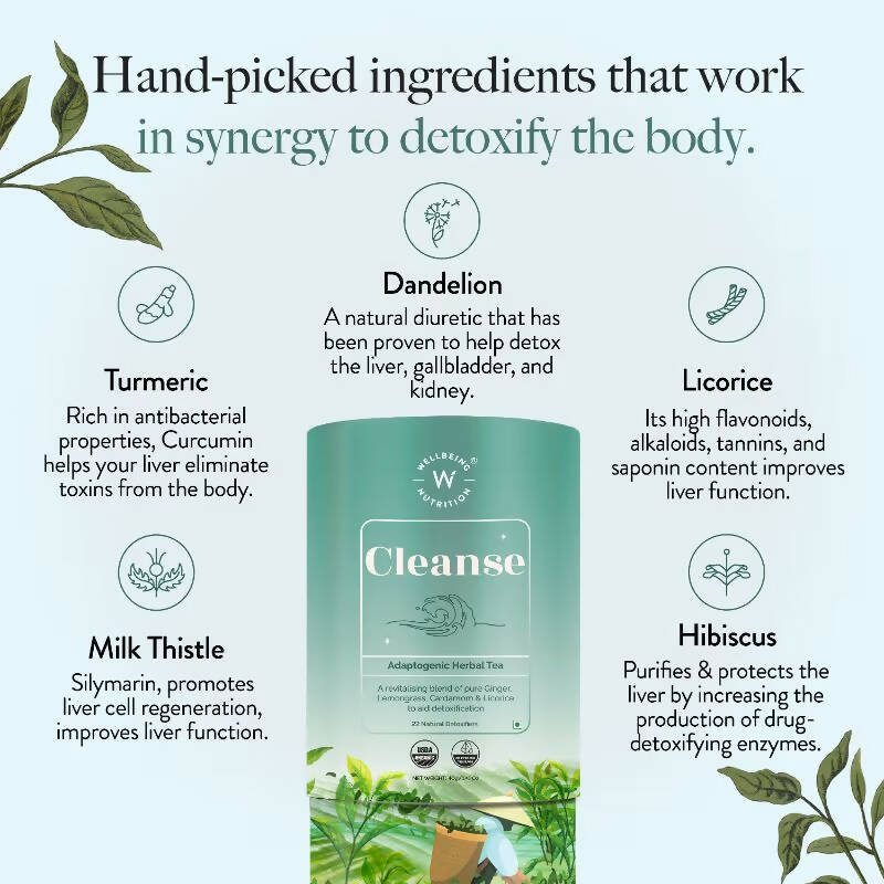 Wellbeing Nutrition Cleanse Herbal Tea  Grab2Buy Wellbeing Nutrition Grab2Buy