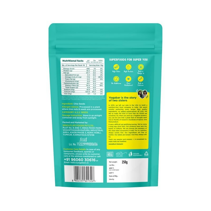 Yoga Bar Seeds Combo – Chia, Flax, Sunflower & Pumpkin Seeds  Grab2Buy Yoga Bar Grab2Buy