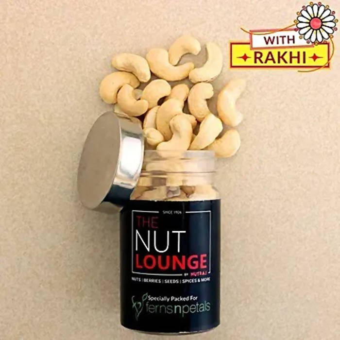 Auspicious Om Pearl Rakhi & Cashew Jar