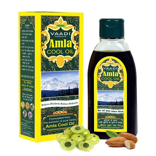 Vaadi Herbals Amla Cool Oil with Brahmi and Amla Extract - Grab2buy