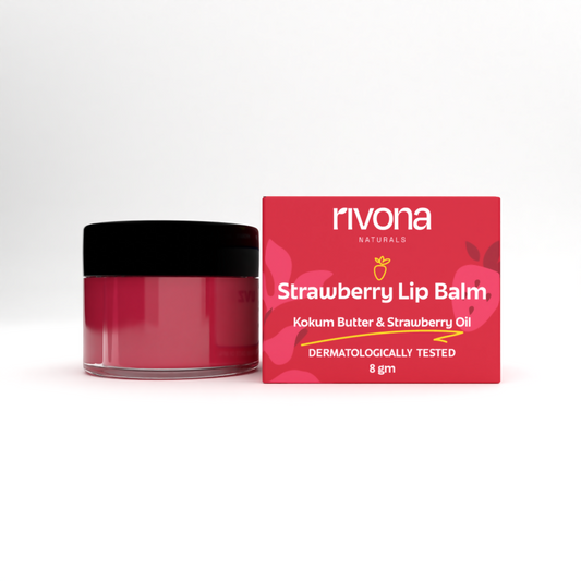 Rivona Naturals Strawberry Lip Balm - Grab2buy