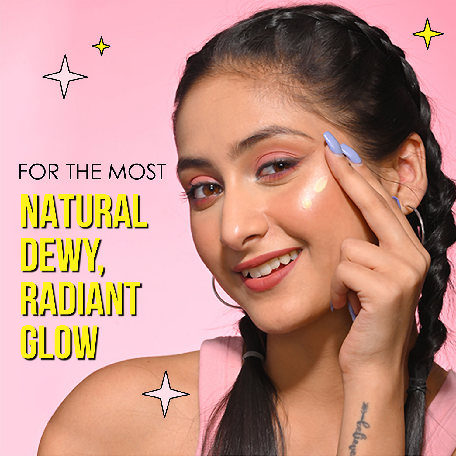 Blue Heaven Prime & Shine Flawless Illuminating Primer & Strobe Cream - Golden Pink 