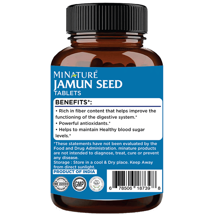 Minature Jamun Seed Tablets 
