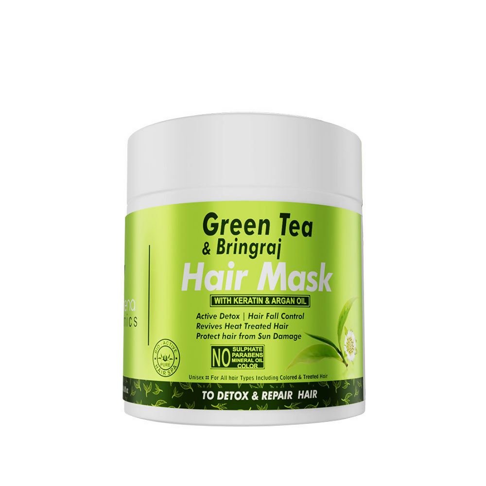 Volamena Green Tea & Bhringraj Hair Mask  Grab2Buy Volamena Grab2Buy
