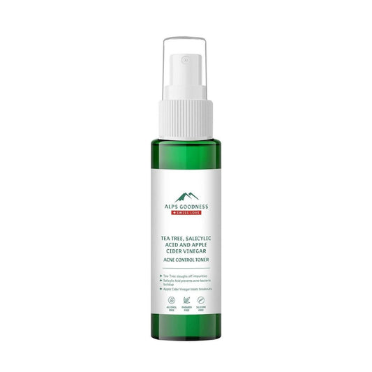 Alps Goodness Acne Control Toner for Oily Skin with Tea Tree Apple, Cider Vinegar & Salicylic Acid - Grab2buy