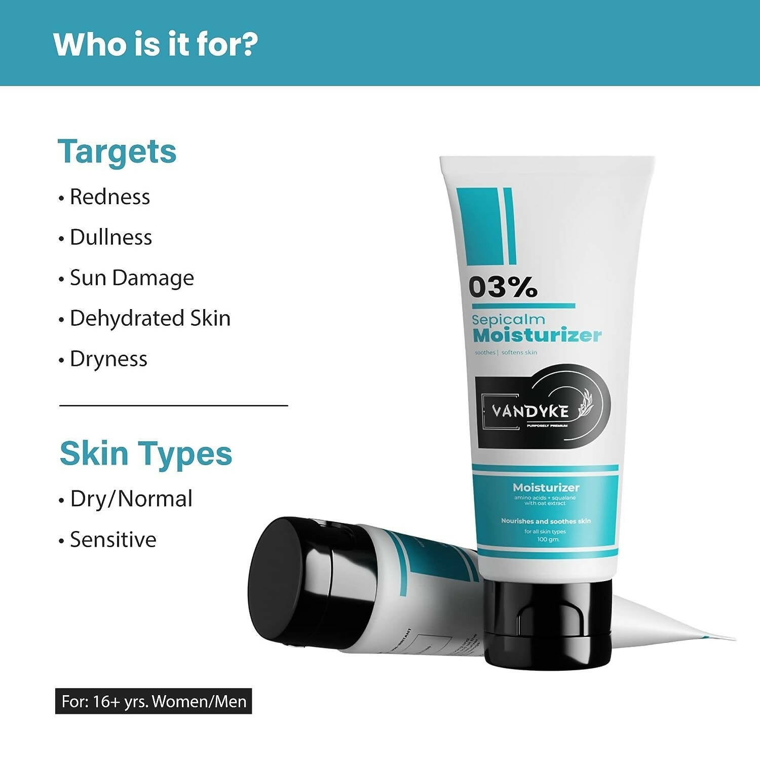 Vandyke Sepicalm 03% Moisturizer  Grab2Buy Vandyke Grab2Buy