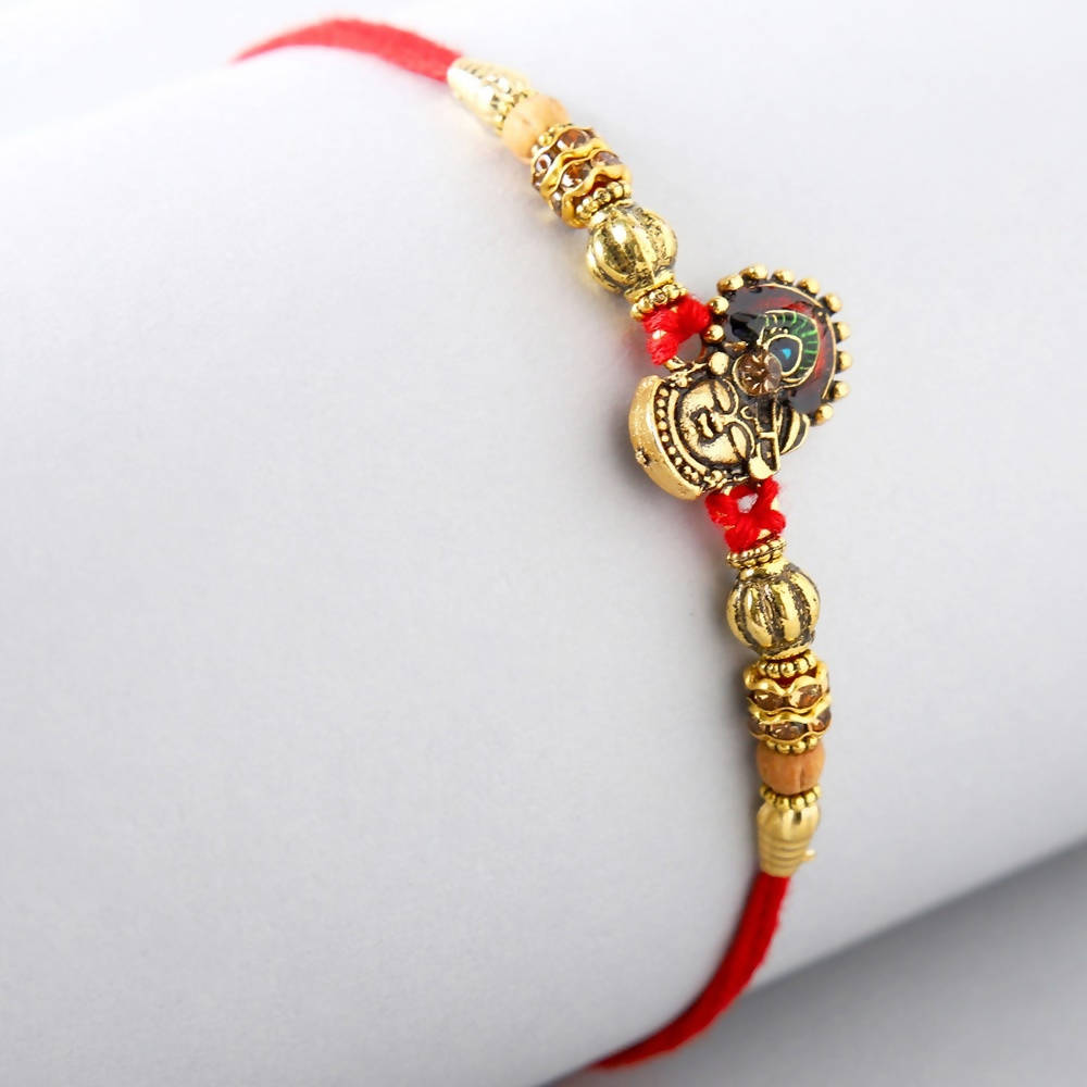 Serene Lord Krishna Rakhi & Cadbury Fruit N Nut