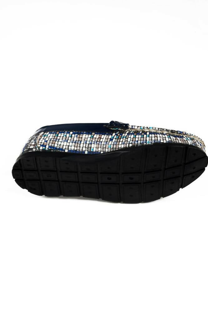 Tiny Bugs Boys Printed Slip Ons Loafers - Blue  Grab2Buy Tiny Bugs Grab2Buy