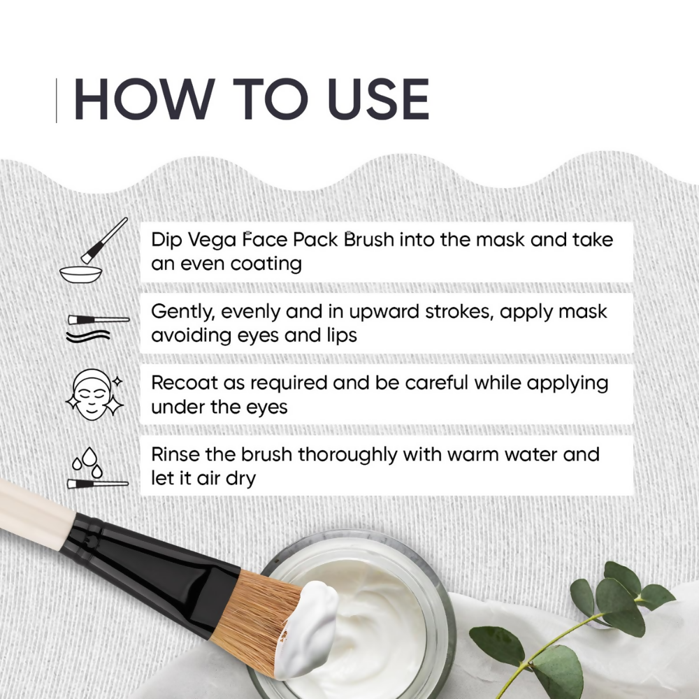Vega Face Pack Brush for Women & Men  Grab2Buy Vega Grab2Buy