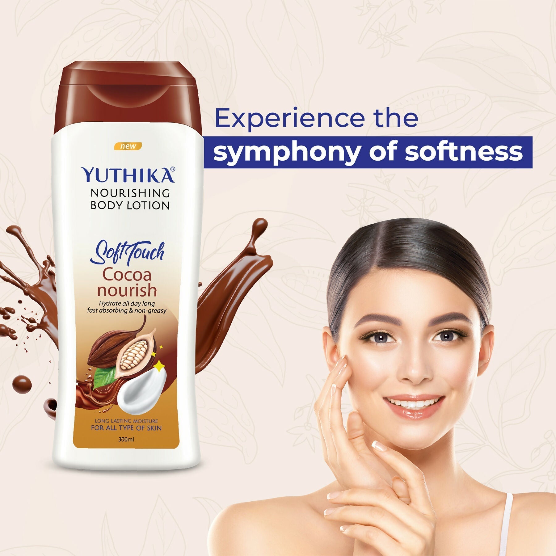 Yuthika Soft Touch Cocoa Body Lotion For Women & Men  Grab2Buy Yuthika Grab2Buy