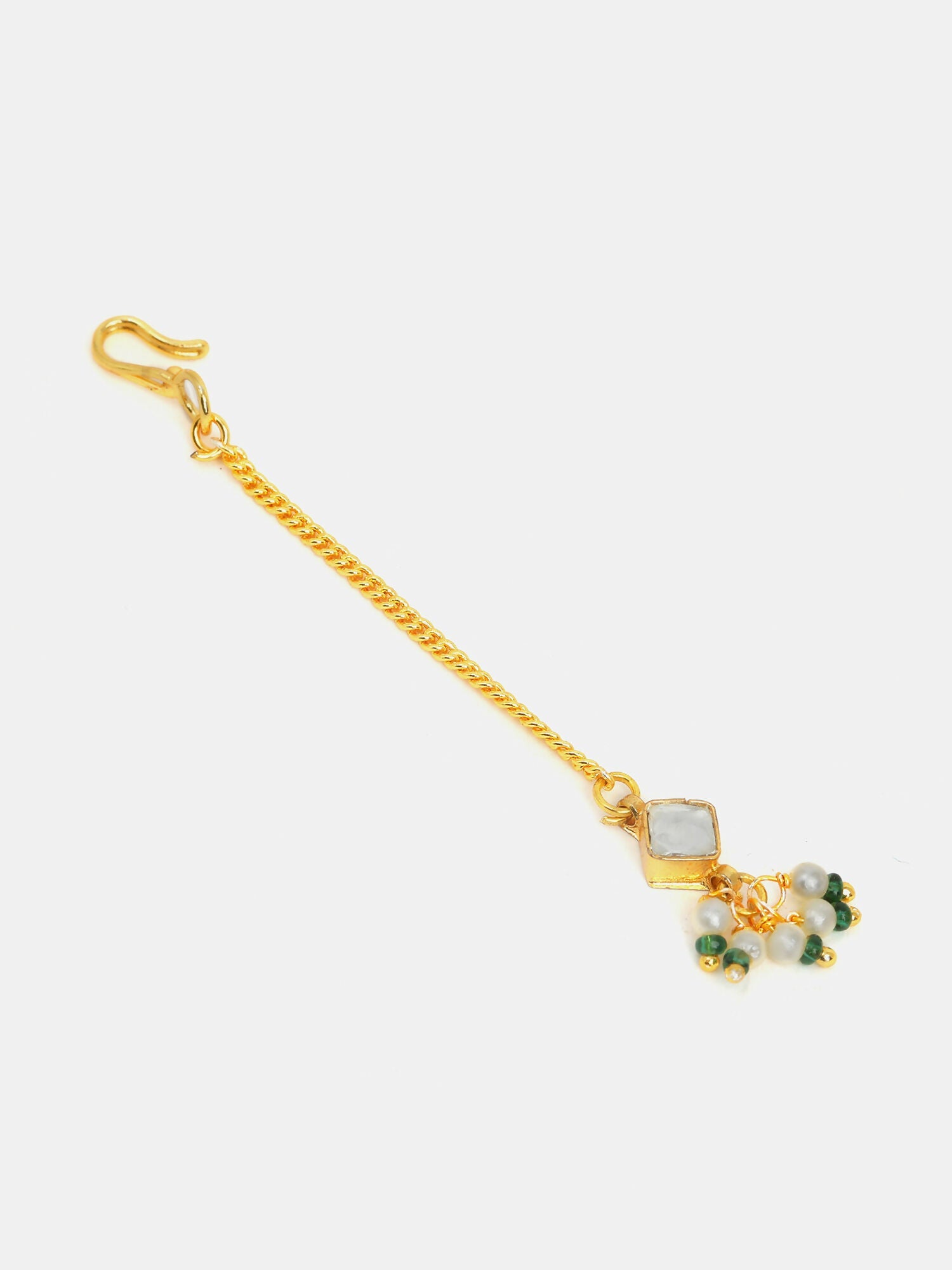 Ruby Raang Jhumka Drop Tikka