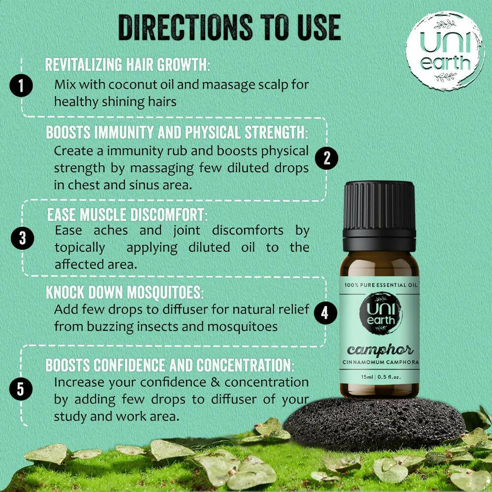 Uniearth Pure & Undiluted Camphor Essential Oil for Skin & Hair Care  Grab2Buy Uniearth Grab2Buy