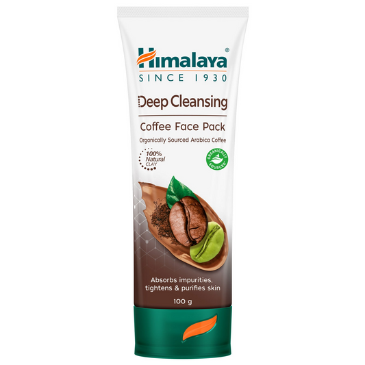 Himalaya Deep Cleansing Coffee Face Pack | Ayurvedic Coffee Face Mask for Clear Skin 