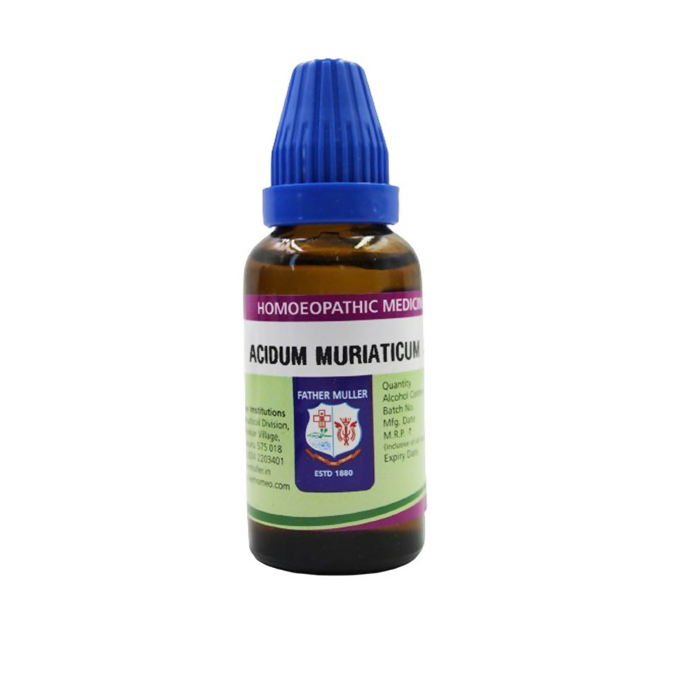 Father Muller Acidum Muriaticum Mother Tincture Q 