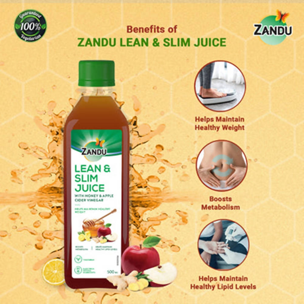 Zandu Lean & Slim Juice with Honey & Apple Cider Vinegar