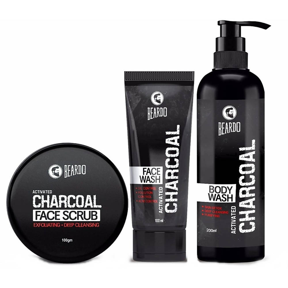 Beardo Activated Charcoal Combo