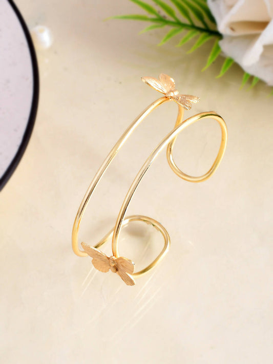 VOJ Women Gold Color stainless steel Bracelet | Grab2Buy
