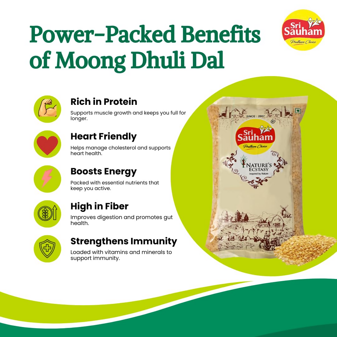 Sri Sauham Premium Moong Dhuli Dal