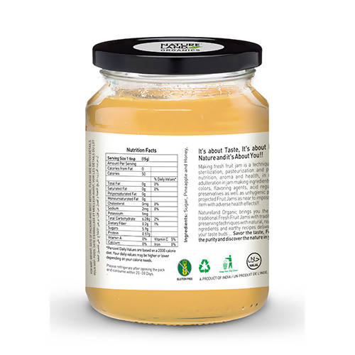 Nature Land Organics Pineapple Jam 
