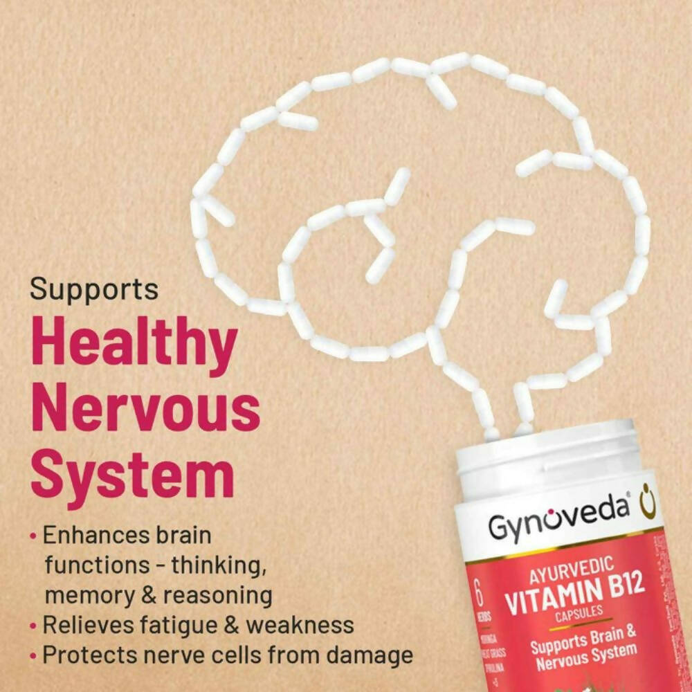 Gynoveda Vitamin B-12 Capsules - Grab2buy