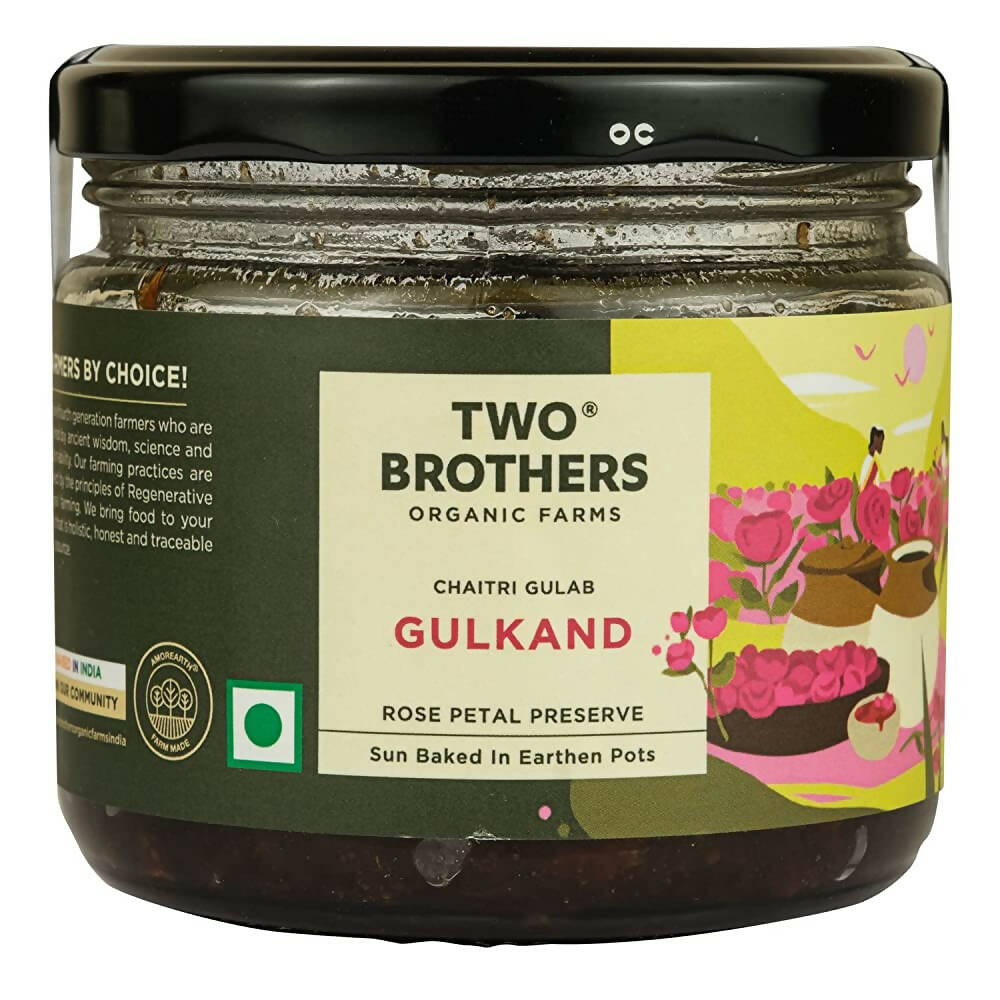 Two Brothers Organic Farms Natural Gulkand - Grab2buy