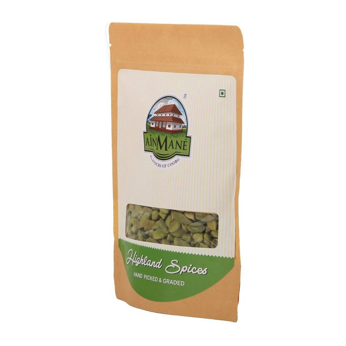 Ainmane Fine Quality Whole Cardamom 8mm - Grab2buy