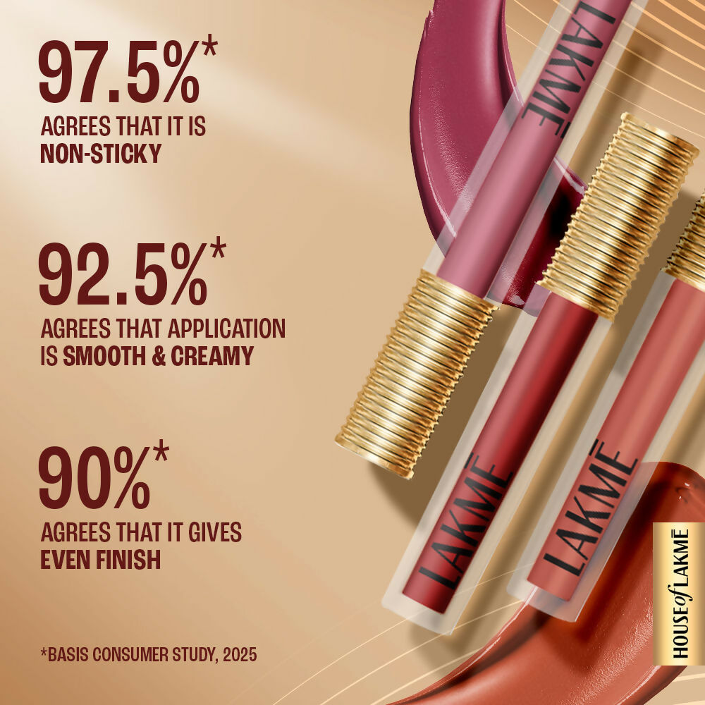 Lakme Ultimate Glam Matte Liquid Lipstick - Red Velvet