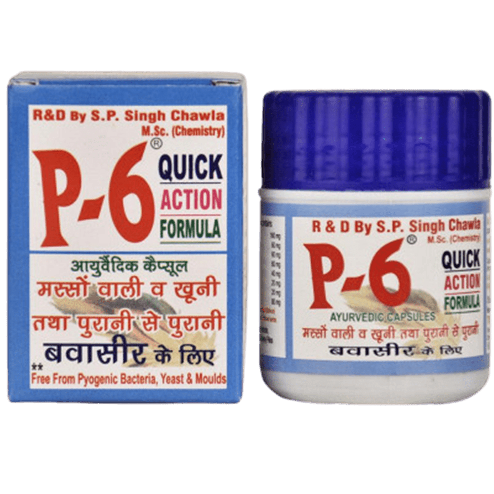 Ayurvedic P-6 Capsules