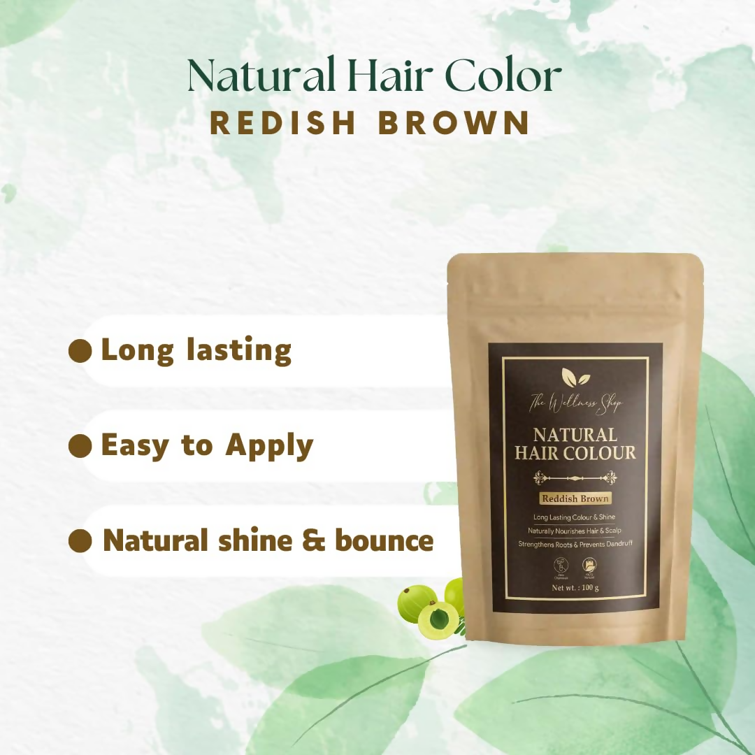 The Wellness Shop Natural Hair Colour - Reddish Brown  Grab2Buy The Wellness Shop Grab2Buy