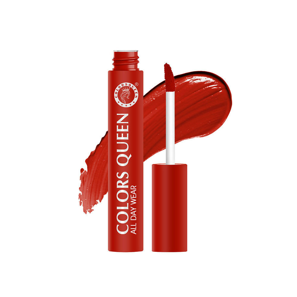 Colors Queen All Day Wear Liquid Lipstick - Retro Red 