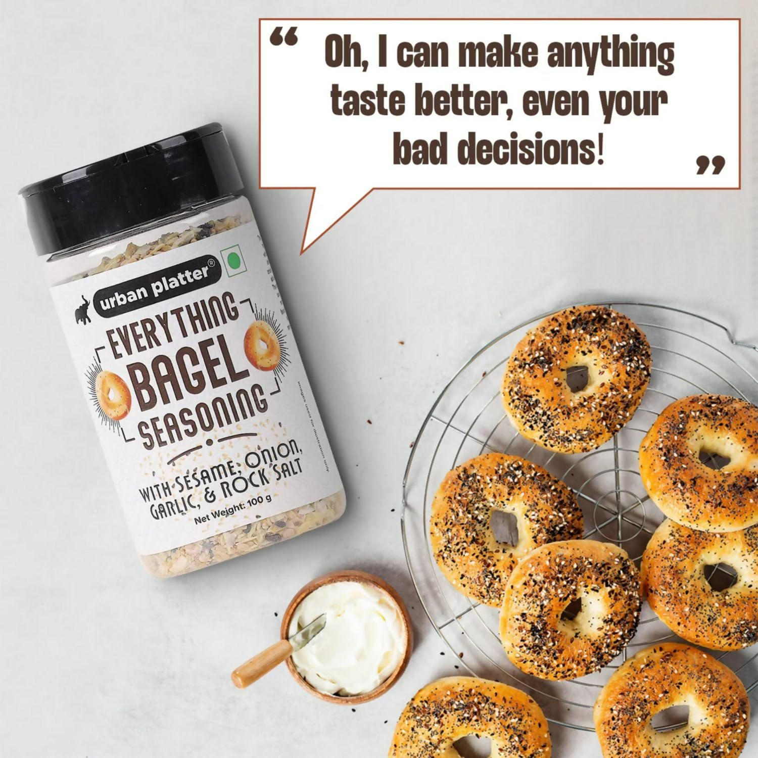 Urban Platter Everything Bagel Seasoning  Grab2Buy Urban Platter Grab2Buy