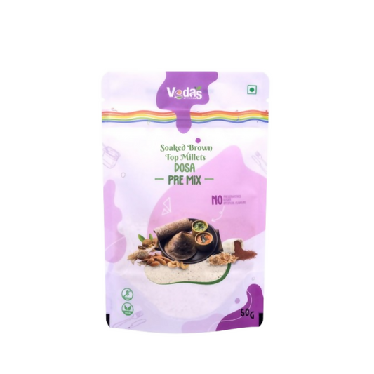 Vedas Kitchen Soaked Browntop Millets Dosa Premix  Grab2Buy Vedas Kitchen Grab2Buy